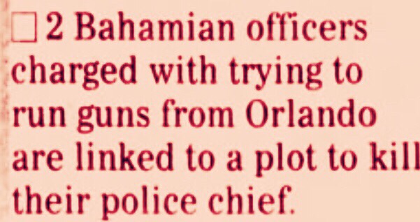 Plot to kill Police Chief B. K. Bonamy foiled 1992