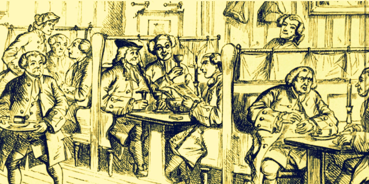 COFFEE SHOP MEETING ORGANISED BY JOHN CRUDEN LEADS TO EVENTUAL MERCHANT CLASS RULE Nassau 1785