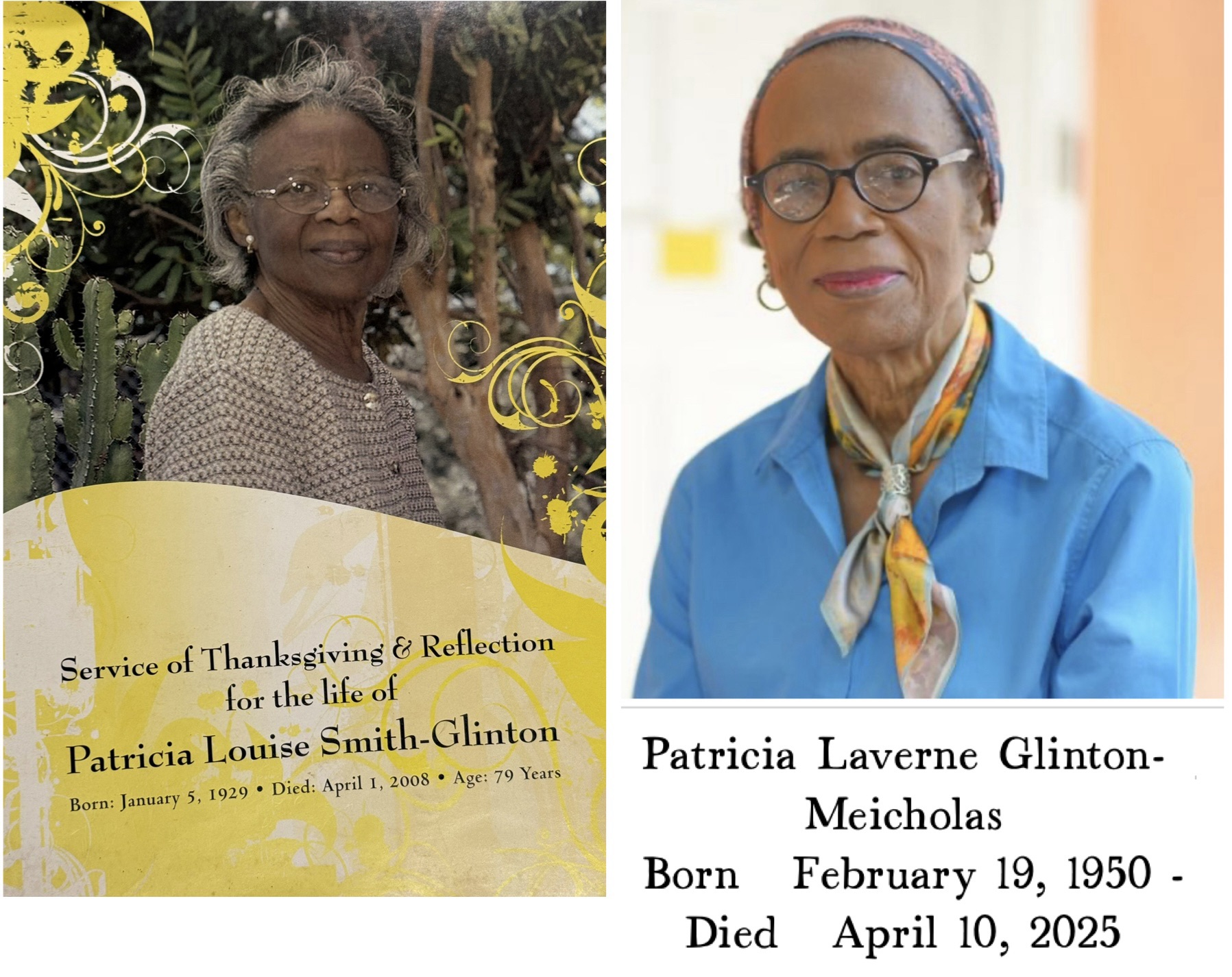 This Patricia (1929-2008) was the mother of that Patricia (1950-2025)